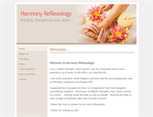 Tablet Screenshot of harmony-reflexology.co.uk